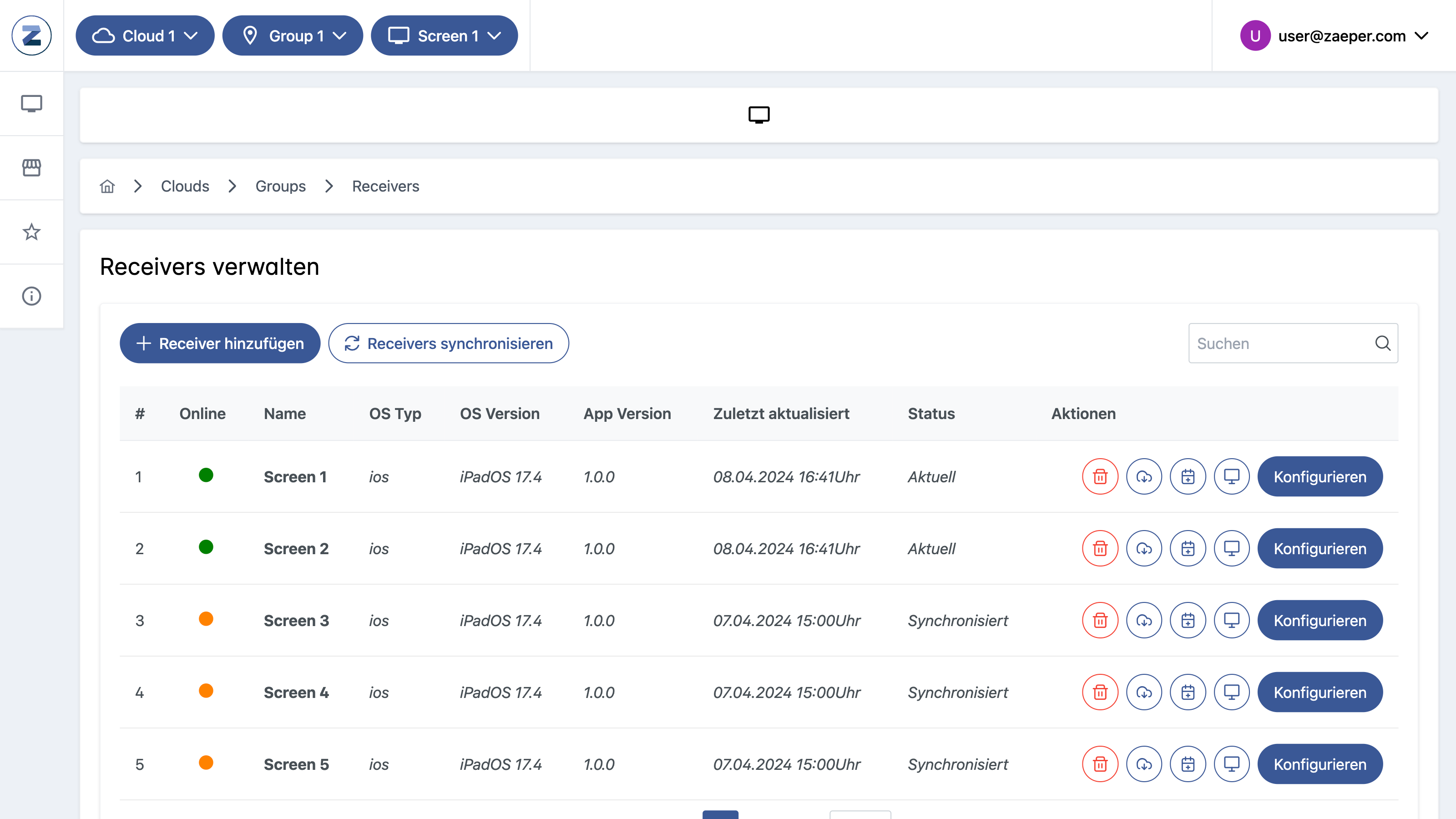 Group Synchronisation